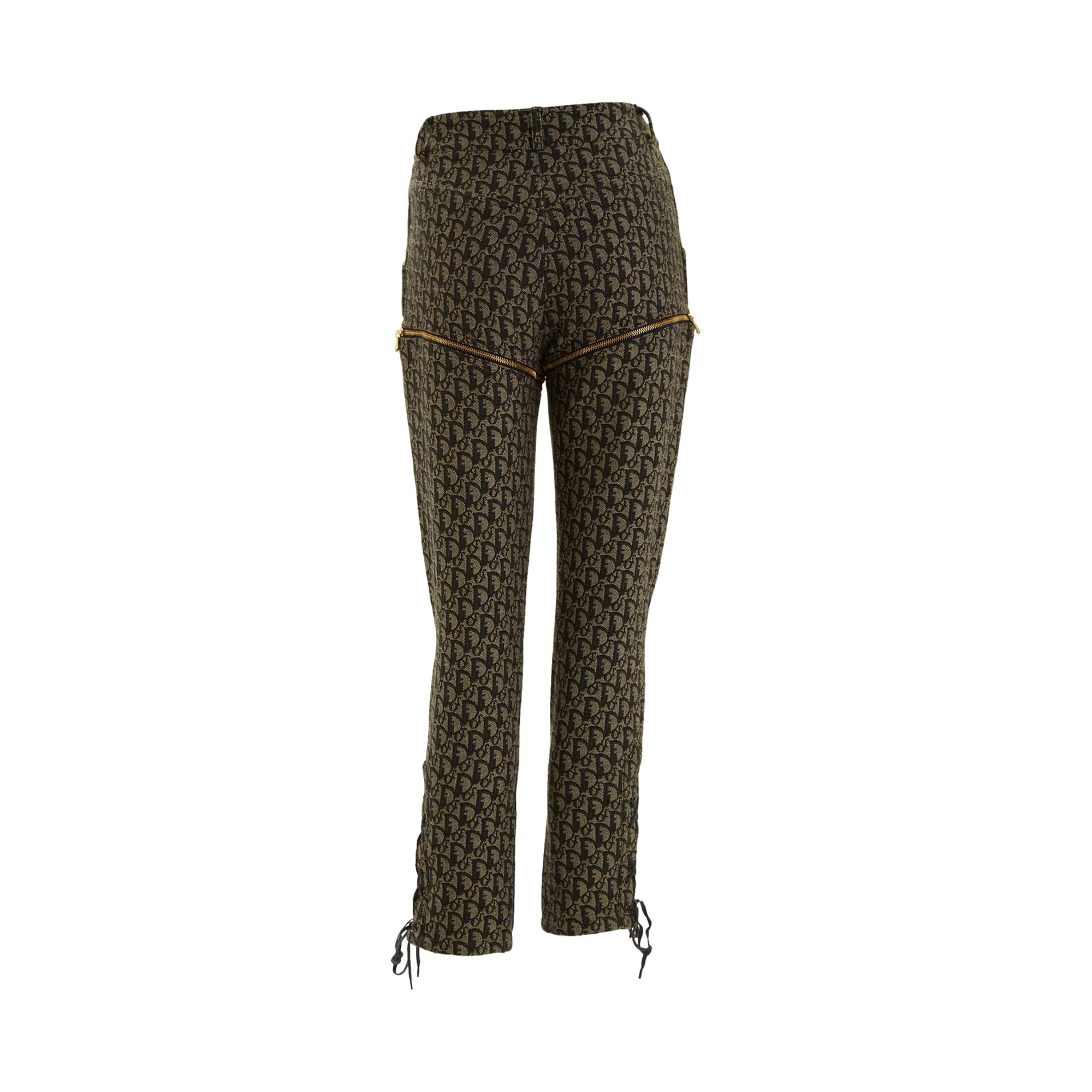 Dior Navy Logo Zip-Off Pants - Image 5